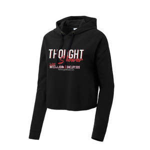 Thought Shower Crop Hoodie